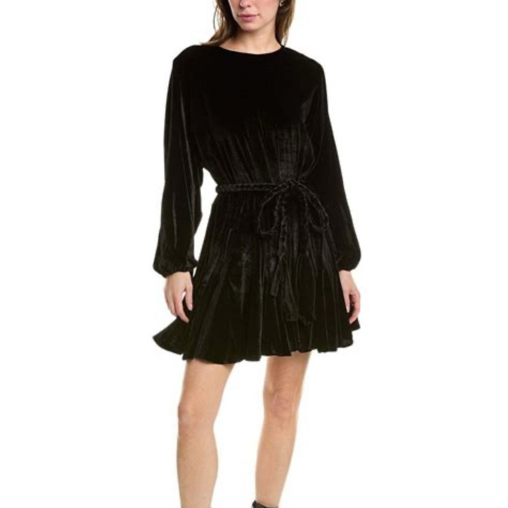 Beulah Black Long Sleeve Dress